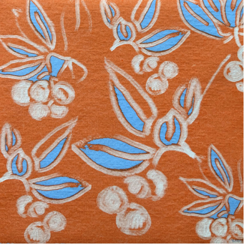 Linen feel paper napkins arbousier orange