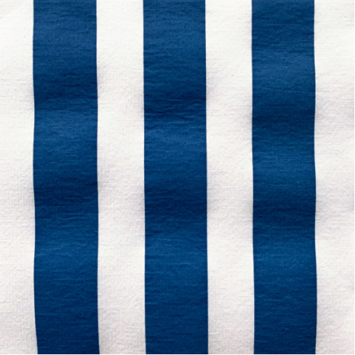 linen feel napkin blue stripes