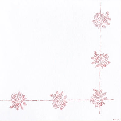 Grande Serviette compostable Grandma rose 40x40 cm
