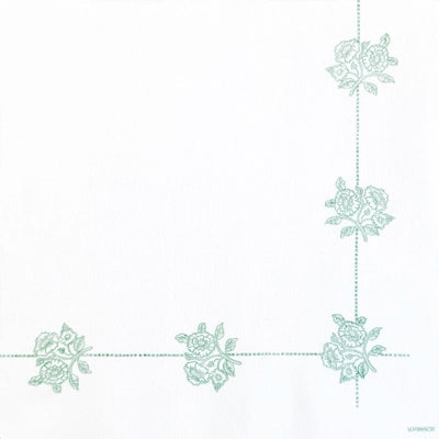 Grande Serviette compostable Grandma vert 40x40 cm