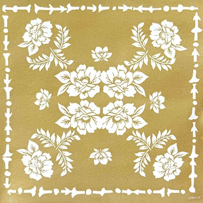Grande Serviette en Intissé Héllébore- 40 x 40 cm