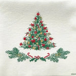 Grande Serviette en Intissé Sapin 2022 - 40 x 40 cm