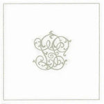 Grande Serviette en Intissé Chiffre Argent - 40 x 40 cm