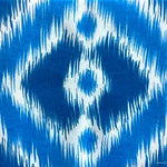 Grande Serviette en Intissé Ethnique Bleu - 40 x 40 cm