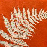 Grande Serviette en Intissé Fougère Orange - 40 x 40 cm