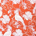 Grande Serviette en Intissé Perruche Orange - 40 x 40 cm