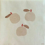 Grande Serviette en Intissé Pomme 2024 - 40 x 40 cm