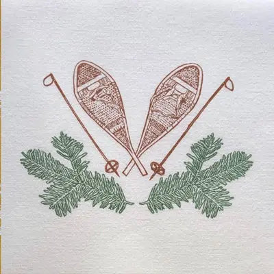 Grande Serviette en Intissé Raquette - 40 x 40 cm