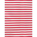 Nappe en Intissé Rayure Rouge - 160 x 240 cm