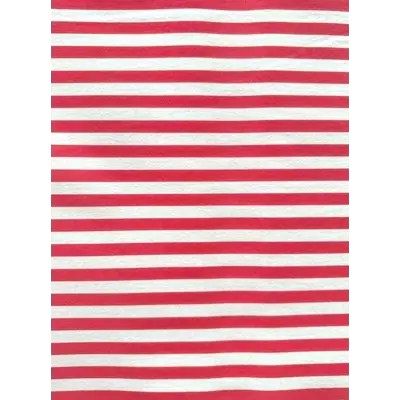 Nappe en Intissé Rayure Rouge - 160 x 240 cm