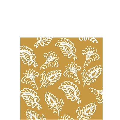 Serviette Cocktail en Intissé Cachemire 25x25 cm