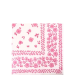Serviette Cocktail en Intissé Bandana Rose - 25 x 25 cm