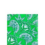 Serviette Cocktail en Intissé Bangalore vert - 25 x 25 cm