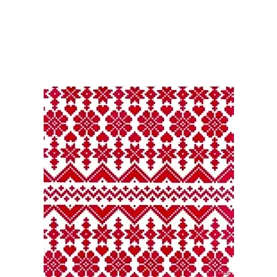 Serviette Cocktail en Intissé Jacquard - 25 x 25 cm