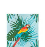 Serviette Cocktail en Intissé Perroquet - 25 x 25 cm