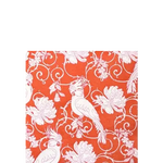 Serviette Cocktail en Intissé Perruche Orange - 25 x 25 cm