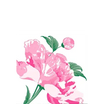 Serviette Cocktail en Intissé Pivoine - 25 x 25 cm