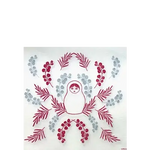 Serviette Cocktail en Intissé Poupée Russe - 25 x 25 cm
