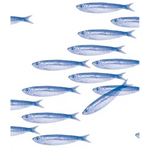 Serviettes en Rouleau en Intissé Sardine -  23,6 x 23,6 cm