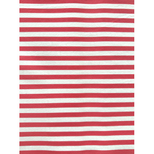 NAPPE RAYURE ROUGE