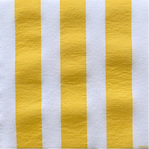 linen feel napkins yellow stripes